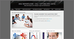 Desktop Screenshot of discreports.com